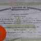 Diploma from the Automobile College of Washington dated May 27, 1912